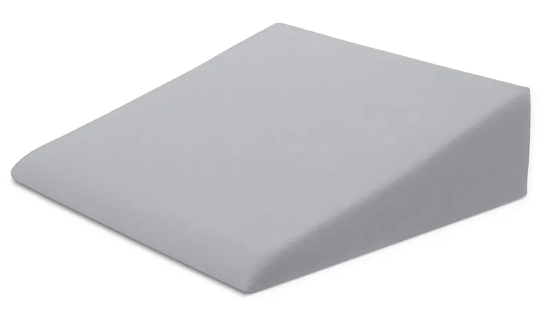Xtreme Comforts Wedge Pillow Cover - Allergy-Friendly & Easy to Clean Cover - Fits Our (27" x 25" x 7") Wedge Pillow - Light Grey — image 2