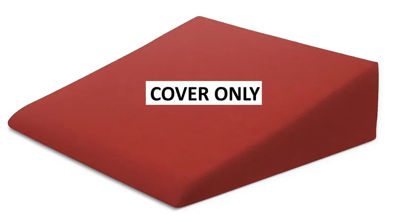 Xtreme Comforts Wedge Pillow Cover - Allergy-Friendly & Easy to Clean Cover - Fits Our (27" x 25" x 7") Wedge Pillow â Red — image 3