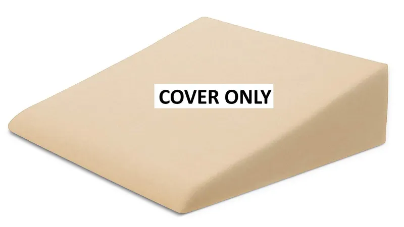 Xtreme Comforts Wedge Pillow Cover - Allergy-Friendly & Easy to Clean Cover - Fits Our (27" x 25" x 7") Wedge Pillow - Wheat — image 4