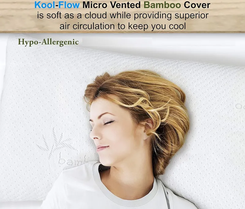 Xtreme Comforts Memory Foam Body Pillow for Side, Back & Stomach Sleepers - Allergy-Friendly Pillows for Sleeping with Shredded Memory Foam (Body Pillow) — image 5